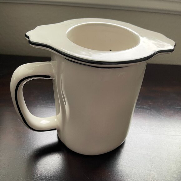 Rae Dunn ENJOY Mug and Strainer Set - Picture 2 of 5